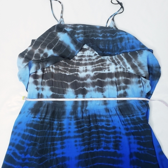 NWT Patterson J Kincaid Tie-dye Layered Sun Dress Blue Ombre - Picture 9 of 13